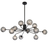 Felton 12 Pendant Light Black